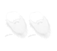 CALLARON 1 Ensemble Set de Barbe et Sourcils Santa Peluche Accessoires de Costume de pour Hommes Faux Cheveux Faciaux Réalistes pour Cosplay et Fêtes Festives