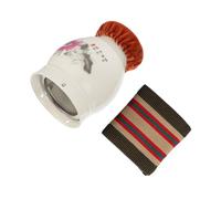 CALLARON 1 Ensemble tasse de grattage de moxibustion outil multifonction brûleur de moxa outil de moxibustion appareil de moxibustion tasse de moxa céramique blanche