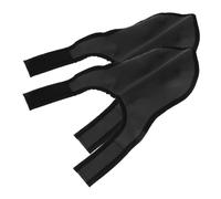 CALLARON 1 Paire couvre-chaussures cheveux incassables à l'intérieur coiffeur protecteur de chaussures de barbier couvre-chaussures de barbier Pongé Dark Grey