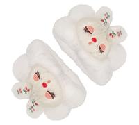 CALLARON 1 Paire Poignets à L'épreuve De L'humidité Bandes De Lavage Du Visage Bracelets Pour Le Lavage Du Visage Dragonne Pour Laver Le Visage Blanche Molleton