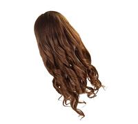 CALLARON 1 Pièce De Tête D'Exercice De Coiffure Moule Tête De Mannequin Tête De Perruque Cheveux Mixtes Tête D'Entraînement Outil De Pratique De Coiffure Tête