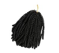 CALLARON 1 Pièce perruque de dreadlocks cheveux à tresser perruque frisée perruque tressée perruques dreadlocks pour femmes postiche de femmes de mode Fil ignifuge à basse température Noir