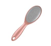 CALLARON 1 Pièce Ponceuse à Pied Outil Scrubber Suppression Raclette Laveur De Pieds Double Face Dissolvant De Peau Morte De Pied Acier Inoxydable 304 Golden