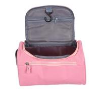 CALLARON 1 Pièce Trousse De Toilette Étanche Sac Lavage Homme Compartiment Trousse De Toilette De Voyage Suspendue Pliable Kit De Maquillage De Voyage Taille Petit Tissu Oxford Rose