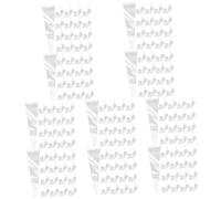 CALLARON 10 Ensembles D'emballage De Fleurs Enveloppement De Bouquets De Bouquet De Fleurs Fleuriste Manche Rose Des Roses Faire La Fête Individuel Seul Plastique 100 Pièces * 10