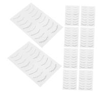 CALLARON 10 Feuilles autocollants faux cils extensions autocollants pour cils inférieurs vaporeux kit de cils pour les yeux autocollants de cils pour dames