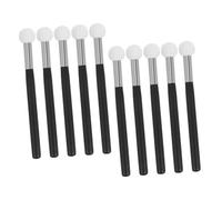CALLARON 10 Pièces bouffée d'éponge mini blender éponges faciales pour maquillage applicateurs à pointe éponge brosse de maquillage cureau des cache- manche en bois