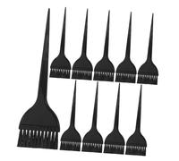CALLARON 10 Pièces Cheveux mourants de cheveux peigne de teinture outils de salon de coiffure outil de peigne pinceau de teintes Black