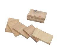 CALLARON 10 Pièces Lot de Cales Coins de Différentes Tailles pour Manche de Marteau en Bois Triangulaires Fixation Robuste et Outils de Jardin pour Entretien et Réparation