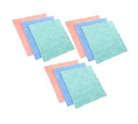 CALLARON 10 Pièces Lot De Lingettes Démaquillantes Pour Visage Serviettes Microfibre Lavables Pour Femmes Usage Machine (mix Couleurs, Motifs Aléatoires)