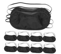 CALLARON 10 Pièces Masque de Sommeil Masques Yeux Confortables et Doux pour Sommeil Réparateur Lumière pour Voyage et Détente