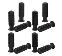 CALLARON 10 Pièces Poignée de Rechange Construction Ergonomique Solide en PVC Noir, pour Foot de Table, Installation Facile pour Activités et Compétitions de Football de Table