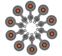 CALLARON 10 Pièces Valve de Remplacement Étanche 12mm en TPU pour Matelas Gonflable et Flotteur Annulaire Léger, Bouchon D'étanchéité à L'air pour Camping et Voyage