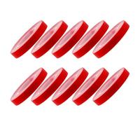 CALLARON 10 Rouleaux Ruban Adhésif PE Rouge pour Attaches de Vigne, Flexible Grandes Opérations de Jardinage Professionnel