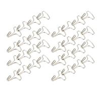 CALLARON 100 Crochets en Fer pour Coussin de Siège Auto, Lot de 100 Pièces, Fixation pour Coussin Arrière, Crochet Robuste Compatible Bande Tressée 2 Cm, Accessoire Rangement Voiture