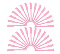 CALLARON 100 Pièces Bracelet De Poignet Étanche Alerte Hôpital Bandes Pour Clé Bleu Groupe Bracelets Poignet D'identification Bracelet D'identification Du Patient Pvc Rose