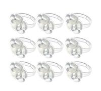 CALLARON 100 Pièces Échantillons De Vernis à Ongles Gel Pour Le Nail Art Palettes De Peinture D'art D'ongle Clou Support De Vernis à Ongles Transparent Résine Synthétique