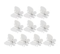 CALLARON 10pcs Pinces à Plantes en Plastique pour Tiges de Tomate et Orchidée, Clips de Support Sécurisés sans Endommager, pour Jours Venteux et Pluvieux