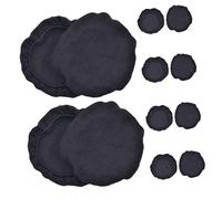 CALLARON 12 Coussinets D'oreillette de Rechange pour Casque Audio Noirs, Housses Respirantes et Extensibles, Protection Anti-Transpiration pour Casques de Jeu