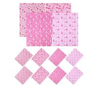 CALLARON 12 Pièces Papier D'emballage pour Bouquet de Fleurs, Papier Fleuriste Rose, Décoratif, 27,6x20 Pouces, pour Bouquets, Propositions et Fêtes D'anniversaire