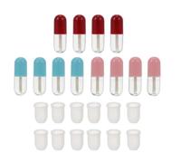 CALLARON 12 Pièces Tubes à à Miniatures Rechargeables Contenants Vides pour Gloss à Étanches et Pratiques pour Cosmétiques Couleur Aléatoire