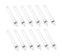 CALLARON 12 pièces UV Nail Lamp Replacement Bulbs Low Heat Output Tube For Gel Polish Curing Energy-saving Nail Dryer Light Tubes For DIY And Professional Use