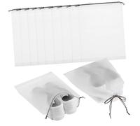 CALLARON 12pièces à Chaussures à Cordon De Serrage Semi-Transparents De Rangement Pratiques pour Voyage Housses De La Poussière pour Chaussures Idéaux pour Gymnase Rangement
