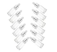 CALLARON 12pièces Lot De Flacons Compte-gouttes Verre Pour Huiles Essentielles Étanches Et Portables Pour Maison Voyages