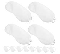 CALLARON 12pièces Lot de Masques pour Yeux Jetables Opaques et Portables Protections Oculaires Vierges