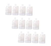 CALLARON 12pièces Poche Cosmétique De Voyage Économiseur Espace De Rangement Semi-Transparent pour Lotion Et Produits De Soin