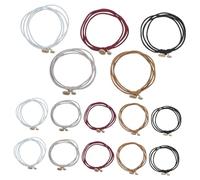 CALLARON 15 Pièces Élastiques Cheveux sans Dommage Bracelets Mode pour Femmes Maintien Ferme pour Accessoires Polyvalents et Doux pour Cheveux Épais et Fins