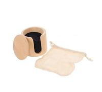 CALLARON 16pièces Disques Démaquillants Visage Ronds Lingettes Visage Fibres Réutilisables Disques Peau Sèche Éponges Nettoyantes Cosmétiques