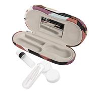 CALLARON 1ensemble Étui à Rigide Double Usage avec Organisateur De Lentilles Boîte De Rangement Portable pour De Soleil Design Camouflage Pratique pour Maison