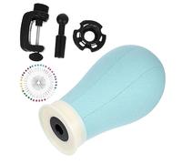 CALLARON 1ensemble Mannequin Chauve Pour Pratique De Coiffure Support De Perruque Lifelike Avec Accessoires Standard