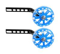 CALLARON 1paire Stabilisateurs de Vélo Réglables Roues Auxiliaires Garçon Fille Support Robuste Apprentissage Équilibre Bleu