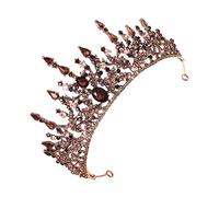 CALLARON 1pièce Couronne Vintage Pour Mariage Pour Fête De Mariée Accessoire De Coiffure Pour Fête Et Halloween Diadème Pour Et Femmes