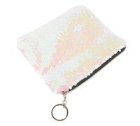 CALLARON 1pièces Pochette Cosmétique Sequins à Main Pratique avec pour Rangement des Accessoires Monnaies Couleur