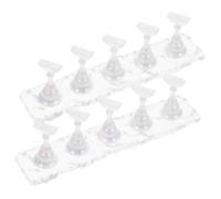 CALLARON 2 Ensembles Base De Pratique De Manucure Clous L'ongle Signifie Appuyer Dessus Pratiquer La Main Pour Les Ongles Appuyer Sur Les Ongles Faux Uv Acrylique