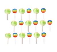 CALLARON 2 Ensembles Décorations De Manucure Forme De Lollipop Accessoires Colorés Pour Nail Art Diy Fournitures De Salon Décorations Mixte 30 Pièces * 2