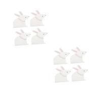 CALLARON 2 Ensembles Tissu De Lapin Enfants Papier Petit Serviettes De Fête Fournitures De La Fête De Pâques Napkins D'anniversaire Décors De Vaisselle 20 Feuilles*2