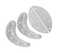 CALLARON 2 Paires Kit de Réparation Semelles Chaussures Coussinets Talons Métalliques Durables pour Chaussures Talonnettes Résistantes à Protection pour Activités Extérieures et Travail