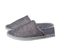 CALLARON 2 paires Lot Chaussons Jetables Unisexes et Respirants Pantoufles Pliables Confortables pour Intérieur Voyage et Salle de Bain