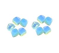 CALLARON 2 Paquets Petits Cubes de Pierres Cailloux Accessoires d'aquarium Cristaux en Vrac Galet décoration pour Aquarium décor de Paysage Gravier Pierres artificielles Pierres d'opale