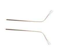 CALLARON 2 Pièces Accessoires de couverture à pied pour lunettes bras de remplacement lunettes de soleil sur lunettes jambes remplacement des branches de lunettes HEUILLE Gel de silice Doré