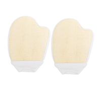 CALLARON 2 Pièces Bain Exfoliants Loofah pour Gommage Doux et Pratique Accessoire de Bain pour Douce