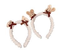 CALLARON 2 Pièces Bandeaux Animaux Peluche de Mouton Accessoires Créatifs pour Lapin Ours