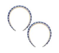 CALLARON 2 Pièces Bandeaux Baroque à Paillettes et Perles de Accessoires Capillaires Élégants pour Femmes et pour et Fêtes