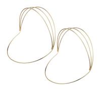 CALLARON 2 Pièces Base de Couronne Diy Durable pour Mariage et Événements Élégant pour Accessoires Capillaires et Décorations