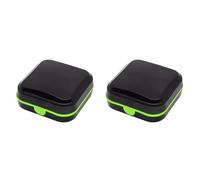 CALLARON 2 Pièces Boîte de protection des aides auditives étui rigide antichoc Cas étui de rangement pour appareil auditif étui pour appareil auditif de poche PVC