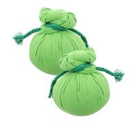 CALLARON 2 Pièces Boule de santé à base de plantes chinois coussins chauffants boules de massage détient balles de massage portables chauffant naturel chiffon Green